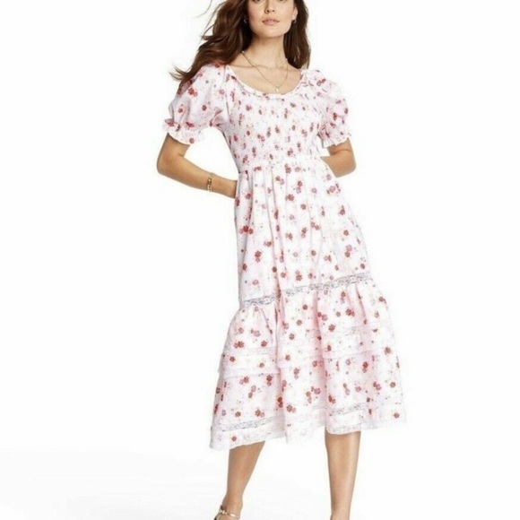 Loveshackfancy Target Dress - Cosette Dress‎ size M cottage romantic floral - Picture 2 of 15